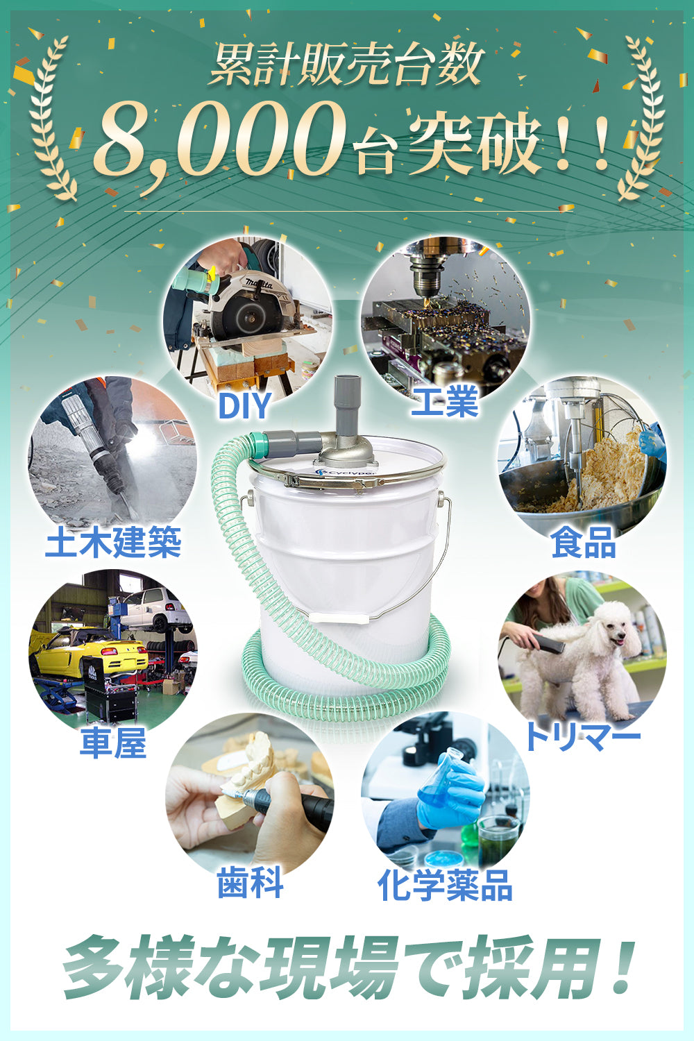 サイクリーパー3型 粉塵用
